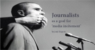 Journalists as a goal for 'media incitement'